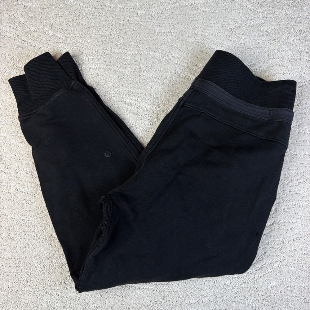 Women's Lululemon Size 6 Press Pause Jogger 25.5" Black Drawstring